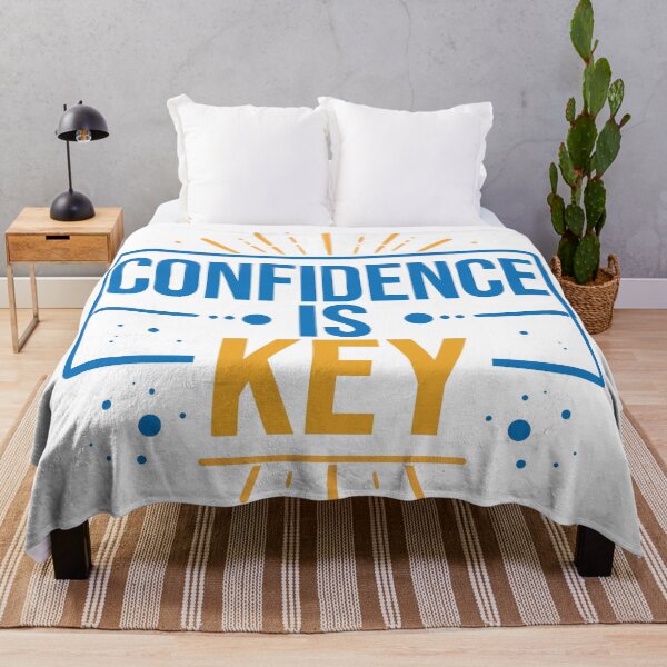 Item preview, Confidence is Key Self Empowerment Quote Motivational Wall Art Positive Affirmation Print Office Decor Personal Development Design designed and sold by Apotheosis by Irie Meraki.