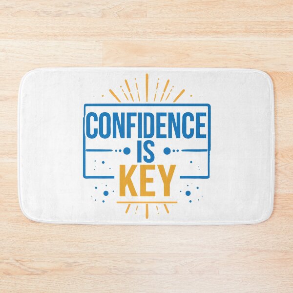 Item preview, Confidence is Key Self Empowerment Quote Motivational Wall Art Positive Affirmation Print Office Decor Personal Development Design designed and sold by Apotheosis by Irie Meraki.