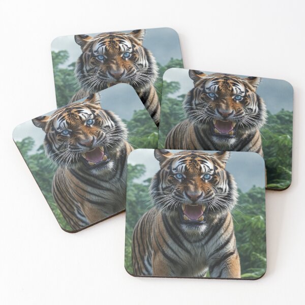 Item preview, Azure Fury of the Jungle King designed and sold by adill72.