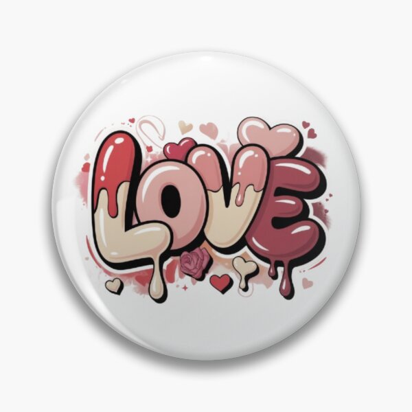 Item preview, LOVE Drip Valentine T-Shirt – Cute Romantic Graphic for Couples & Gift Buyers designed and sold by GemBob Creations.