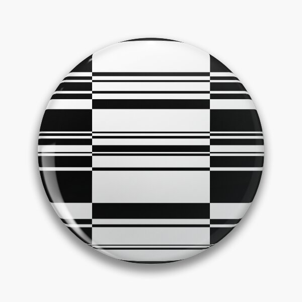 Item preview, Retro Minimal Black and White Stripe 1 designed and sold by MellowCat.