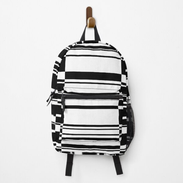 Item preview, Retro Minimal Black and White Stripe 1 designed and sold by MellowCat.