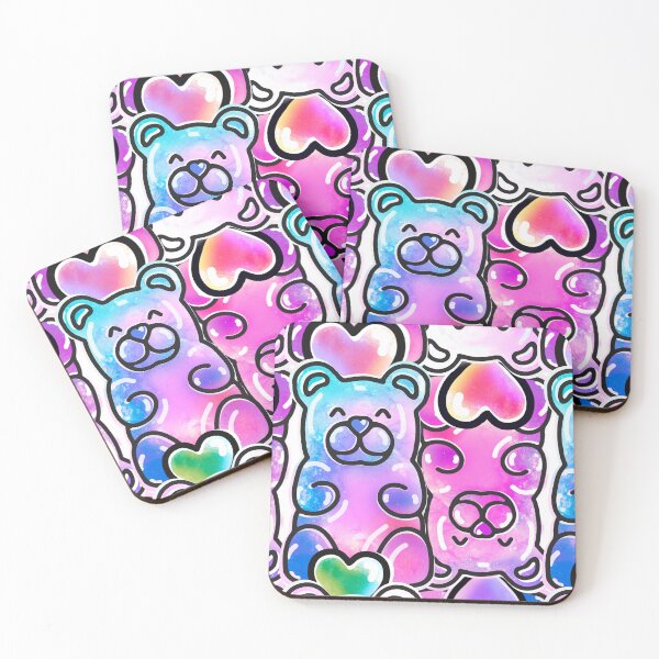 Item preview, Pastel Gummy Bears pattern designed and sold by paracosmix.