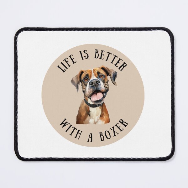 Item preview, Life Is Better With A Boxer - Dark Font designed and sold by teesbymcab.