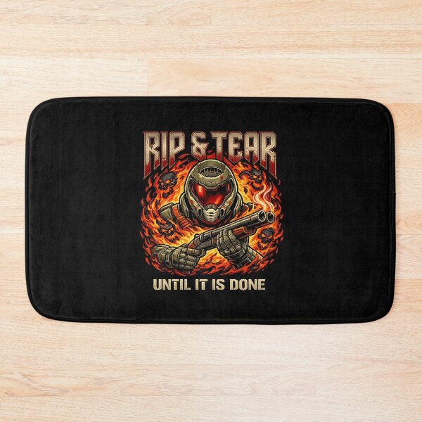Item preview, Rip & Tear Warrior – Fiery Demon Slayer Gaming Design designed and sold by DogLord.