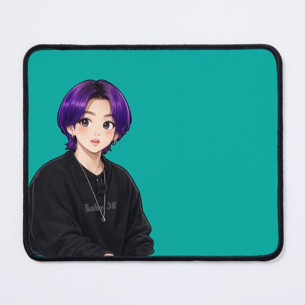 Item preview, BTS cute Jungkook | JK purple hair art | run bts show | BTS JK designed and sold by moteesshop.