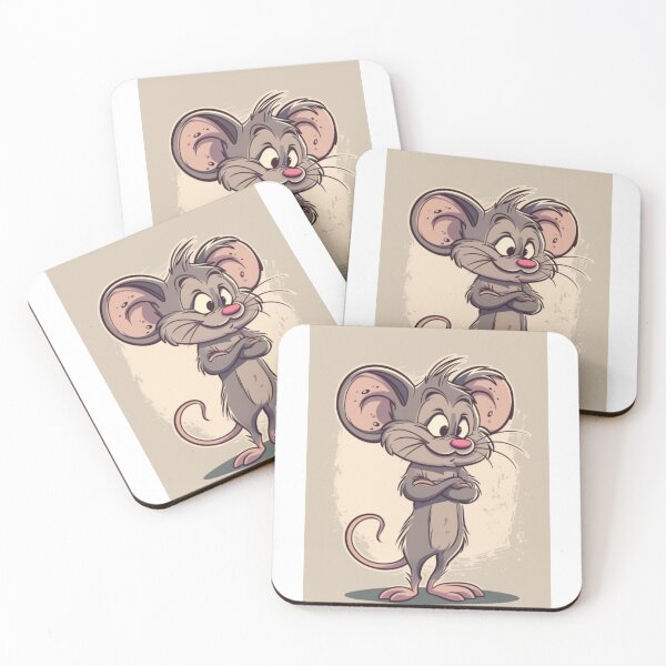 Item preview, Street Mouse Soft Chaos Collection – Sarcastic Brown Mouse Cartoon designed and sold by MiraLumeStudio.