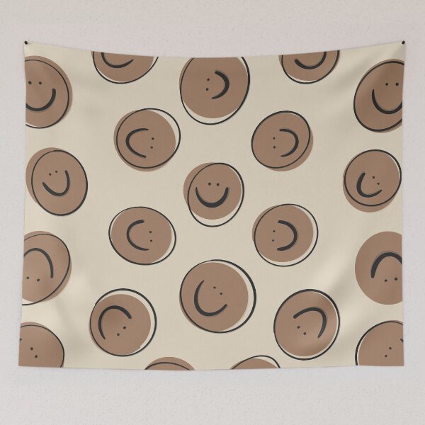 Item preview, Minimal Smiley Pattern – Cute Aesthetic designed and sold by Barelythere2324.