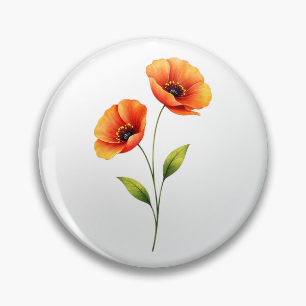 Item preview, Twin Orange Blossoms designed and sold by Khanworld.