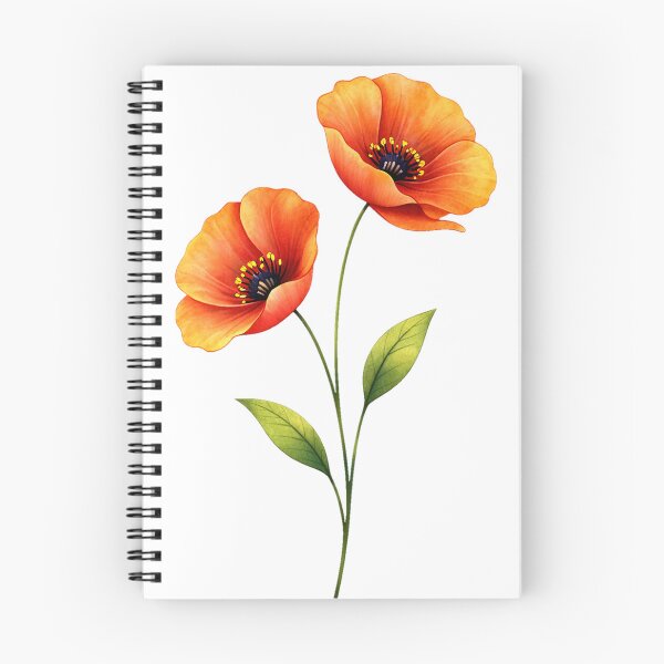 Item preview, Twin Orange Blossoms designed and sold by Khanworld.