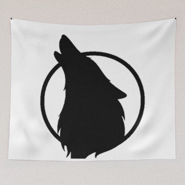 Item preview, Howling Wolf illustration designed and sold by NoxLand.
