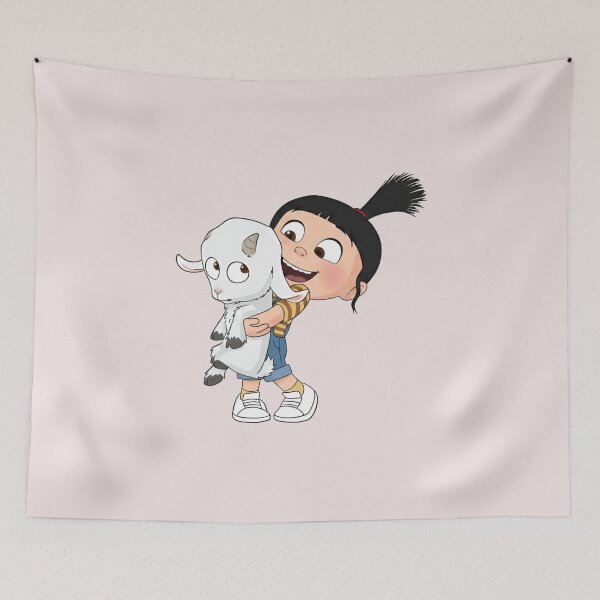 Item preview, Agnes holding baby goat  designed and sold by LuloCreative.