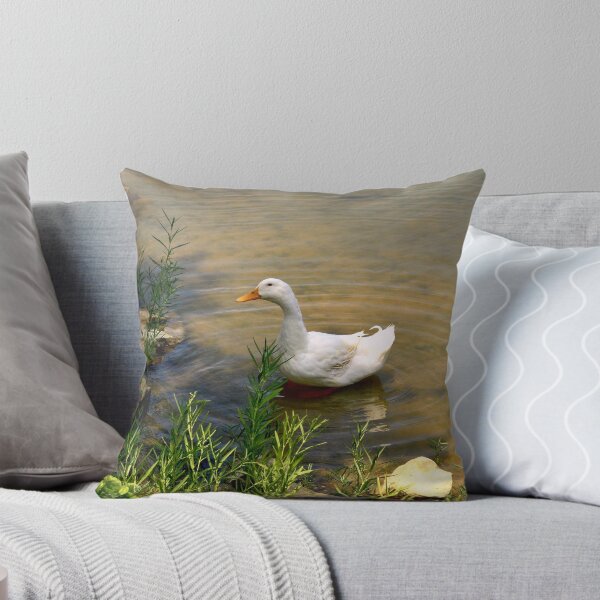Item preview, The Serene White Pekin Duck on Calm Water designed and sold by Blossom-Breeze.