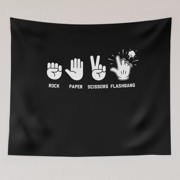 Item preview, Rock Paper Scissors Flashbang designed and sold by Mateusz Majcherek.