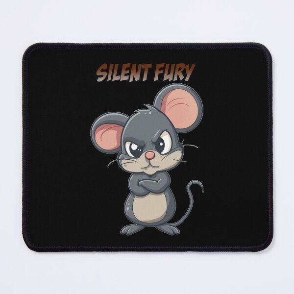 Item preview, Street Mouse Soft Chaos Collection – Silent Fury Mouse Cartoon, Adorable Sarcastic Rodent designed and sold by MiraLumeStudio.