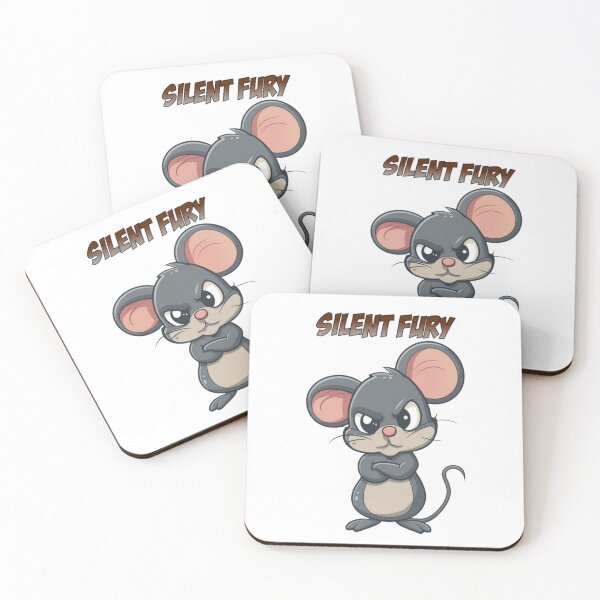 Item preview, Street Mouse Soft Chaos Collection – Silent Fury Mouse Cartoon, Adorable Sarcastic Rodent designed and sold by MiraLumeStudio.