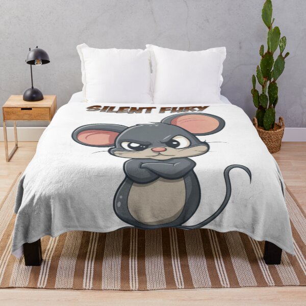 Item preview, Street Mouse Soft Chaos Collection – Silent Fury Mouse Cartoon, Adorable Sarcastic Rodent designed and sold by MiraLumeStudio.