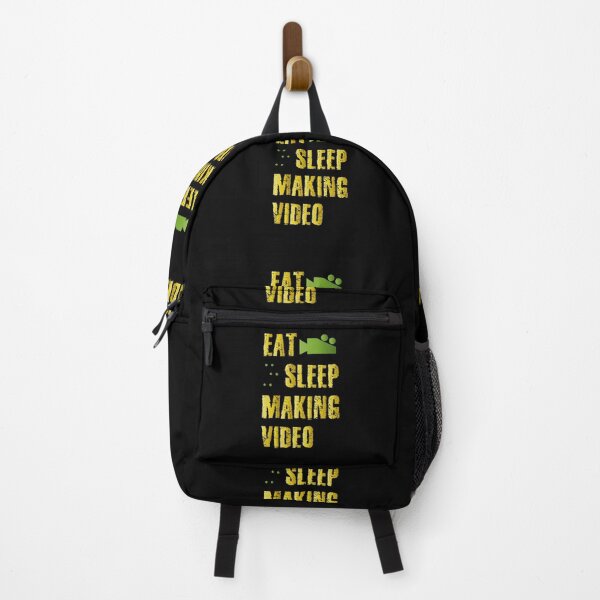 Item preview, Eat Sleep Make Video Text designed and sold by Combat Skies.