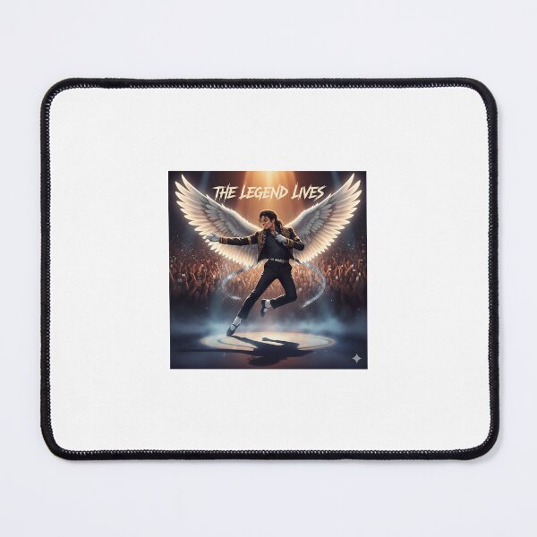 Item preview, The Legend Lives Memory Of Michael Jackson designed and sold by StickerShockAI.