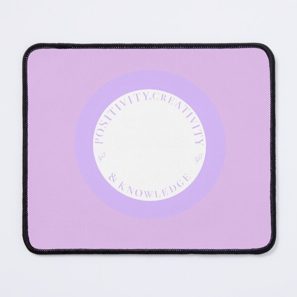 Item preview, Positivity, Creativity, & Knowledge Purple Stickers Prints Posters Wall Art Magnet Home Coffee Cup Decoration TShirt Stationary Notebook Magnet Hat Kitchen Work School Office Redbubble Shop designed and sold by Saritas Boutique Shop.