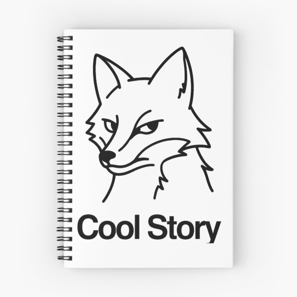Item preview, Cool Story Fox – Minimalist Sarcastic Fox Design T-Shirt designed and sold by Martysstore.