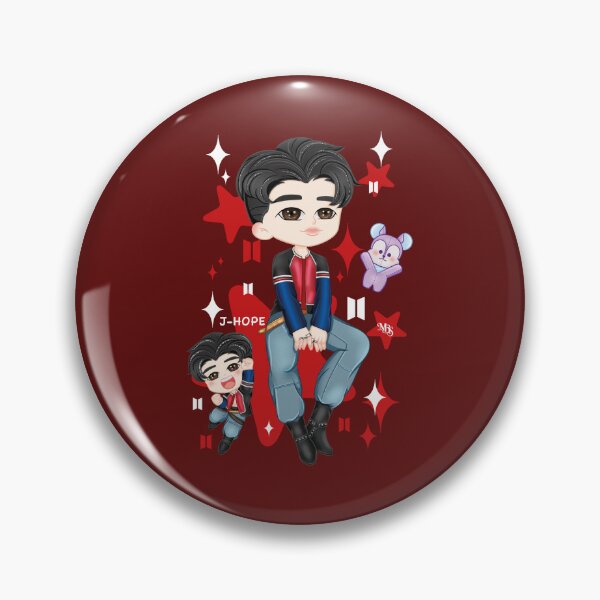 Item preview, Chibi design inspired by J-Hope from the group "BTS" designed and sold by mbs-desing.