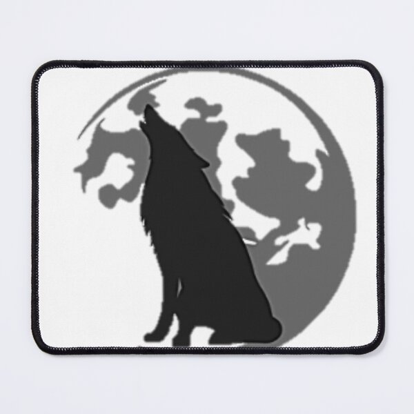 Item preview, Howling Wolf illustration designed and sold by NoxLand.