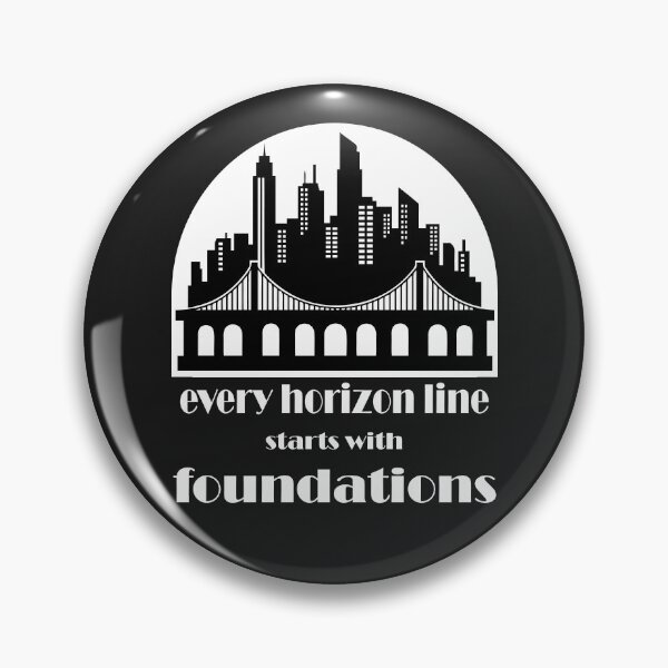 Item preview, Every horizon line starts with foundations funny gift graphics white designed and sold by Victoria-Cave.