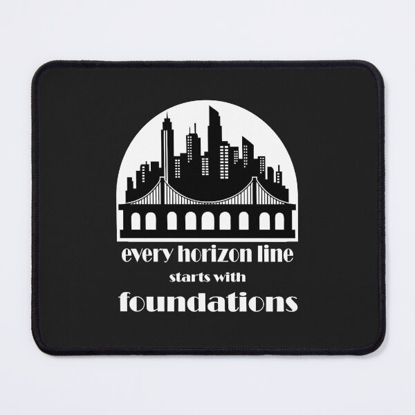 Item preview, Every horizon line starts with foundations funny gift graphics white designed and sold by Victoria-Cave.