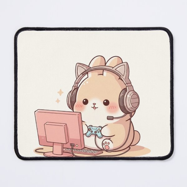 Item preview, Kawaii Gamer Bunny PC Player designed and sold by soletstudio.