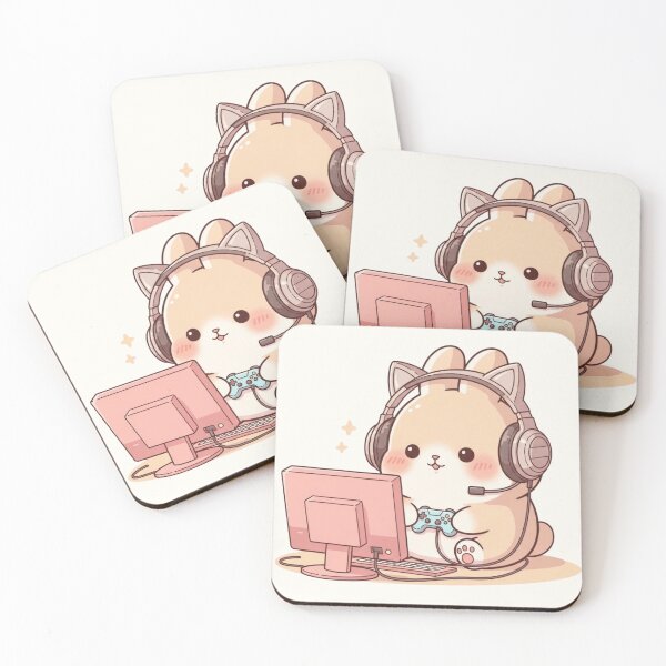 Item preview, Kawaii Gamer Bunny PC Player designed and sold by soletstudio.