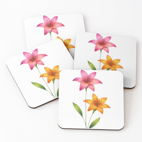 Item preview, Twin Lily Bloom designed and sold by Khanworld.