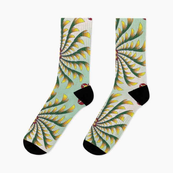 Item preview, Golden Leaf Spiral Harmony Pattern designed and sold by OIL Pattern Design .