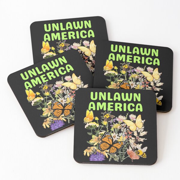 Item preview, Unlawn America Native Pollinator Garden Colorful Design designed and sold by EarthArtDesigns.