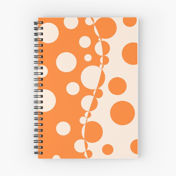 Item preview, Retro 60's Orange and Cream Dot Pattern designed and sold by MellowCat.