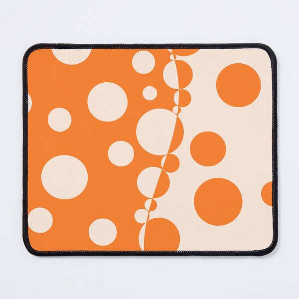 Item preview, Retro 60's Orange and Cream Dot Pattern designed and sold by MellowCat.