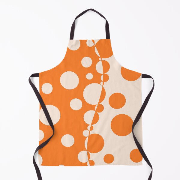 Item preview, Retro 60's Orange and Cream Dot Pattern designed and sold by MellowCat.