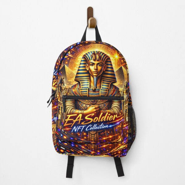 Item preview, Tutankhamun – Futuristic Pharaoh Art designed and sold by EASNFTCOL.