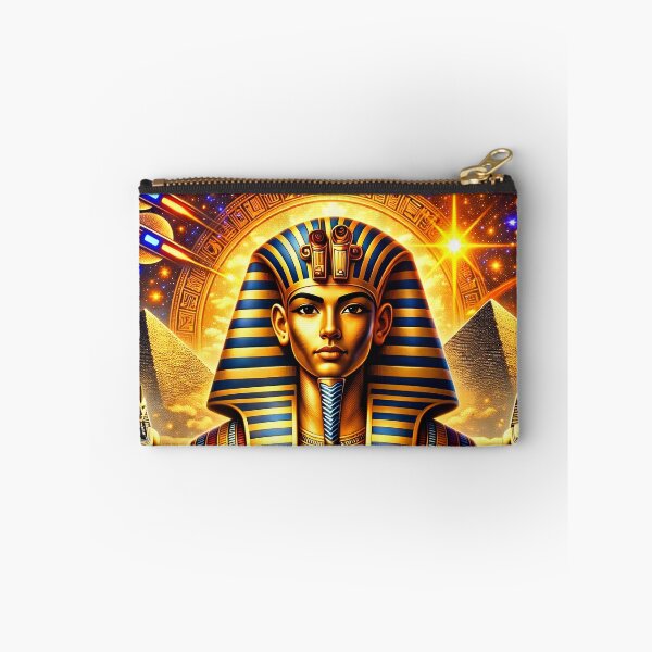 Item preview, Tutankhamun – Futuristic Pharaoh Art designed and sold by EASNFTCOL.