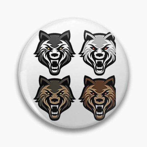 Item preview, Illustration Of 4 Wolves designed and sold by NoxLand.
