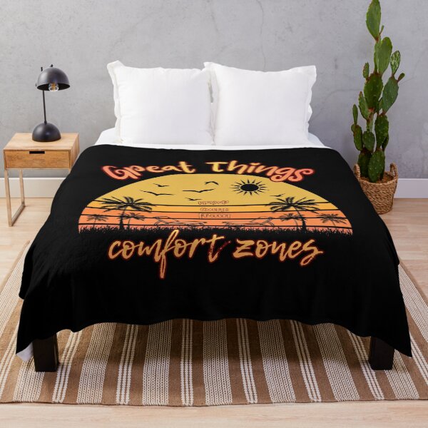Item preview, 'Great Things Never Come from Comfort Zones' Vintage  designed and sold by AtushaSpark.