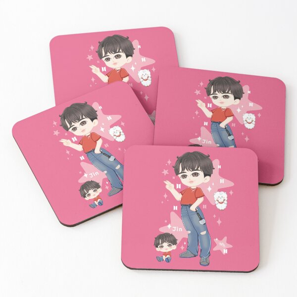 Item preview, Chibi design inspired by Jin from the group "BTS" designed and sold by mbs-desing.