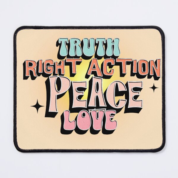 Item preview, Truth, Right Action, Peace, Love the Four Doors of Veda, Human Values designed and sold by PriyaMagic.