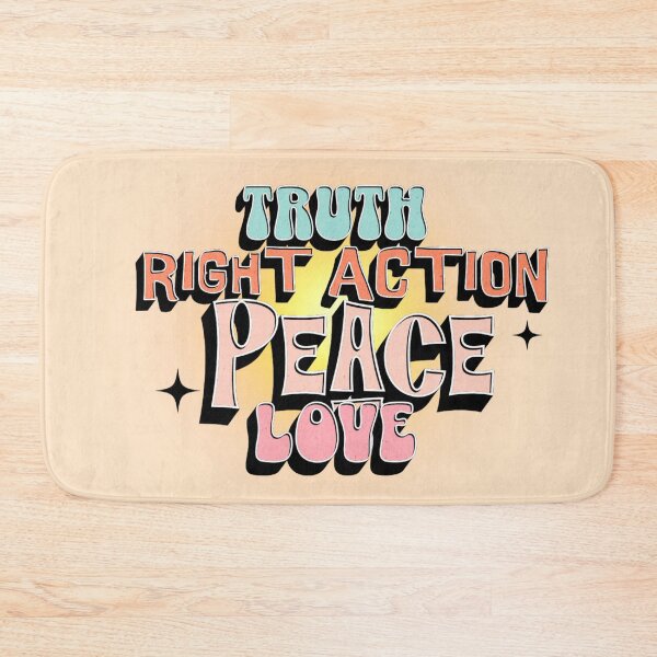 Item preview, Truth, Right Action, Peace, Love the Four Doors of Veda, Human Values designed and sold by PriyaMagic.