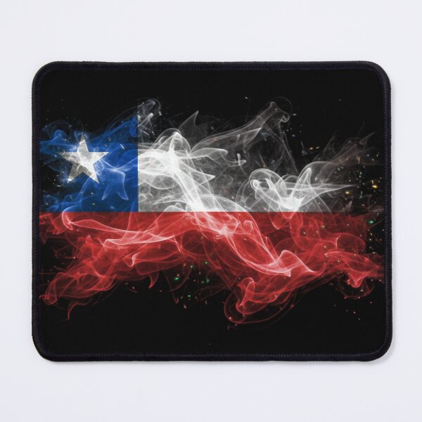 Item preview, Chilean Flag Glowing Energy Smoke designed and sold by FUIRY .