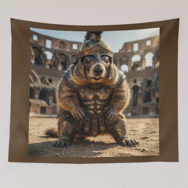 Item preview, Roman Groundhog in Coliseum designed and sold by Tridentulus.
