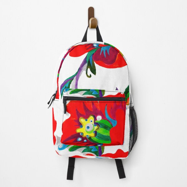Item preview, red poppy flower in decorative stylization, Ukrainian decor, designed and sold by Mevissart.
