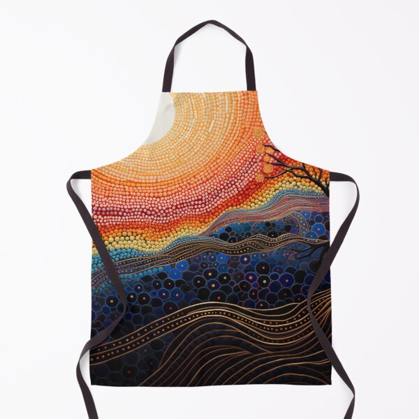 Item preview, Aboriginal Inspired Art - Pointillist Dawn designed and sold by GrinGalore.