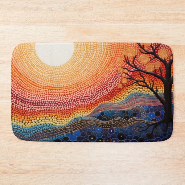 Item preview, Aboriginal Inspired Art - Pointillist Dawn designed and sold by GrinGalore.