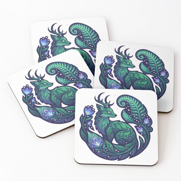 Item preview, Nocturne Fern Foxcrest designed and sold by pumsquare.